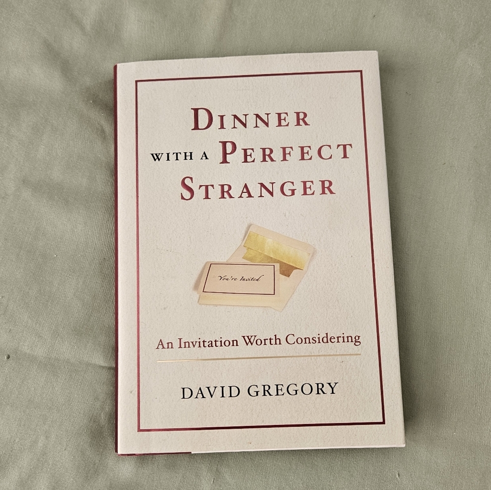 Dinner with a Perfect Stranger by David‎ Gregory Hardcover